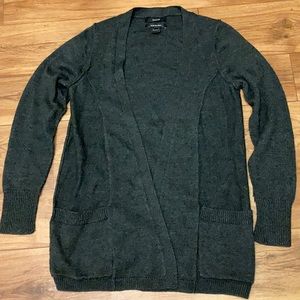 Merino Wool Blend Cardigan / Pockets